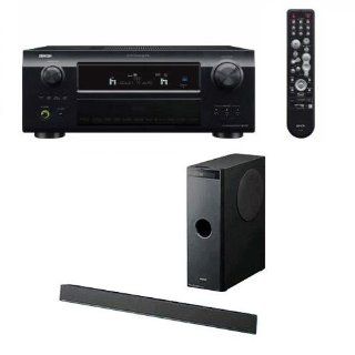 Denon AVR 989 Home Theater System Bundle with Sony Soundbar and Subwoofer Electronics