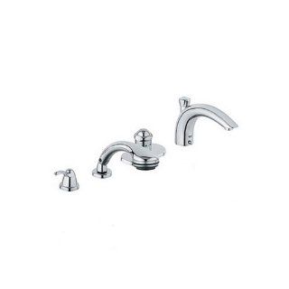 Grohe 19203000 Talia Roman Tub Faucet with Hand Shower Chrome   Tub Filler Faucets  