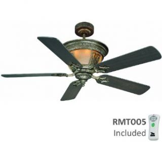 Savoy House 52 990 MO 61 Artesno 6 Light 5 Blade Ceiling Fan in Rustico Gold    