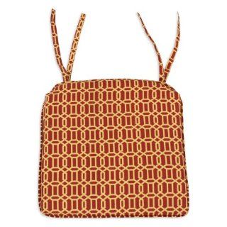 Chooty Fawle Ruby S Backed 16 by 16 Inch S Corded Pleated Foam Seat Cushion   Kitchen Aprons