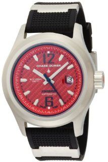 Chase Durer Men's 990.2RB RUBB Starburst Automatic Red Carbon Fiber Dial Watch Watches