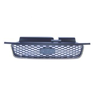 CarPartsDepot, Front Grill Grille Replacement New Mesh Grid Screen Plastic Assembly, 400 18151 FO1200390?YL8Z17B968BA Automotive