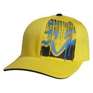Fox Racing Disaster Tap Youth Boys Fitted Hat Yellow Automotive