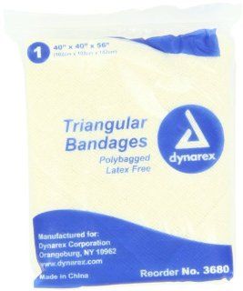 Dynarex 12 Triangular Bandage 40x40x56, 12 Count Health & Personal Care