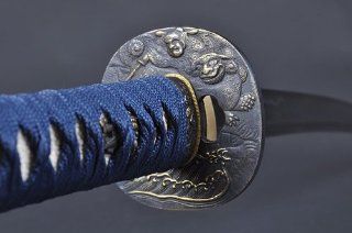 Fully Handmade Practical Japanese Samurai Katana Swords #992  Martial Arts Practice Swords  Sports & Outdoors