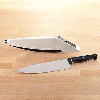 The Pampered Chef Chef's Knife with Sharpening Case Chefs Knives Kitchen & Dining