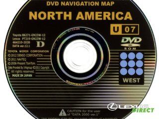 New Genuine OEM Generation 2/3 Lexus Navigation Update DVD, (12.1) U07, West Region Software