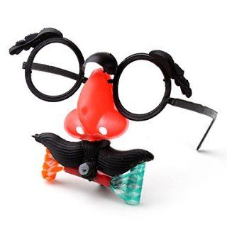 Glasses Nose Funny Mask (Assorted Colors) Toys & Games