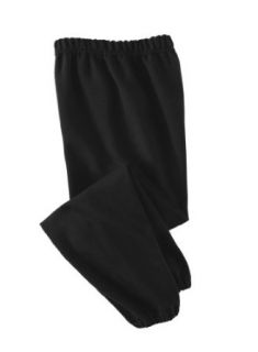 Jerzees 8 oz 50/50 Sweatpants 973B, Small, Black Clothing