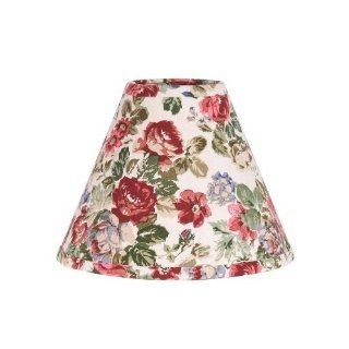 Home Collections by Raghu Amelia Rose Floral Lampshade, 16 Inch, Buttermilk   Bedside Lampshades