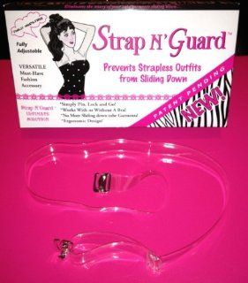 StrapN'Guard Replacement Clear Bra Straps Ultimate Strapless Support Removable Beauty