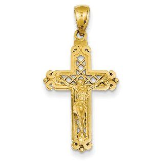 14k Crucifix Pendant, Best Quality Free Gift Box Satisfaction Guaranteed Jewelry
