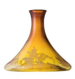 Versace Arabesque Decanter, Red Wine Crystal 89 ounce, Amber Kitchen & Dining