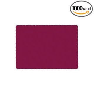 Hoffmaster Solid Burgundy Economy Placemat, 9.5 x 13.5 inch    1000 per case.
