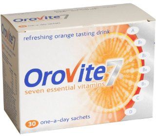 Orovite 7 Seven Essential Vitamins granules One a Day 30 x50g Sachets Health & Personal Care