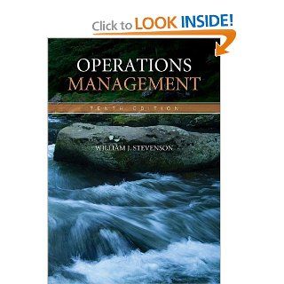 Operations Management William Stevenson 9780073377841 Books