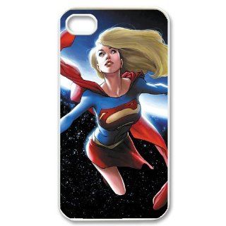 Custom Supergirl cartoon 979 Case for iPhone 4,4S Cell Phones & Accessories