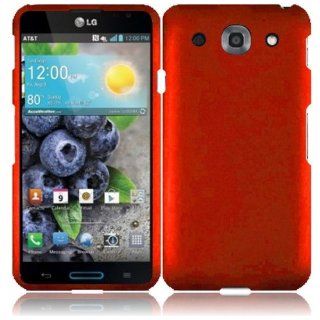 LG Optimus G Pro E980 ( AT&T ) Phone Case Accessory Dashing Orange Hard Snap On Cover with Free Gift Aplus Pouch Cell Phones & Accessories