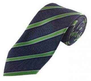Blue with Green Stripe Tie   Imani Uomo Neckties at  Men�s Clothing store Tiecastle
