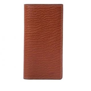 Fineplus Men's Classic Tiger Texture Cow Leather Business Casual Clutch Horizontal Wallets Brown Clothing