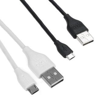 EZOPower 2 Pack 6 Feet Hi Speed Micro USB 2 in 1 Sync & Charging Data Cable for LG G3; HTC One mini 2; Sony High Zoom Cyber shot DSC RX100 III Computers & Accessories