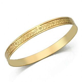 7.5mm Classic Floral Moroccan Womens Bangle 033 75CFMWB Wedding Bands Wholesale Jewelry