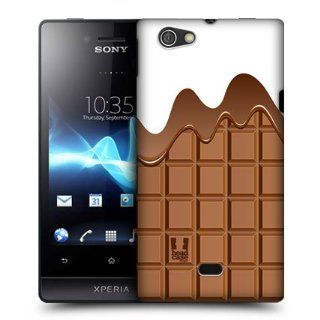 Head Case Designs Chocomelt Chocolaty Design Back Case Cover for Sony Xperia miro ST23i Cell Phones & Accessories