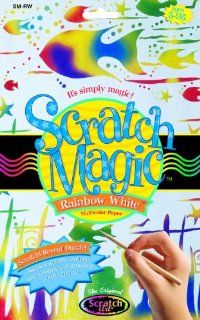Melissa & Doug Scratch Art Magic Rainbow White Toys & Games
