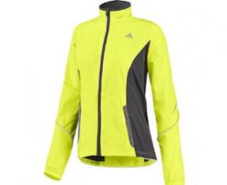 Adidas Lady AdiVIZ Running Jacket   XX Large   Yellow Sports & Outdoors