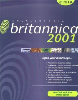 Encyclopedia Britannica 2001 Deluxe Edition Software