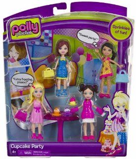 Polly Pocket Cupcake Party Mini Figure Playset Toys & Games