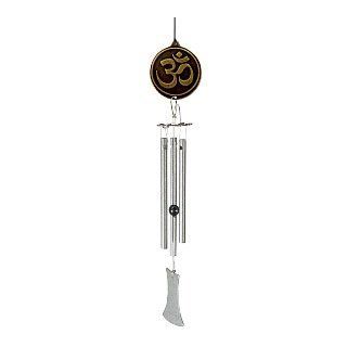 Ohm Symbol Om Little Piper Wind Chime   Made in USA  Patio, Lawn & Garden