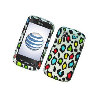 ZTE Avail Z990 Merit Z990G White Rainbow Leopard Skin Cover Case Cell Phones & Accessories