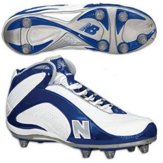 New Balance 991 Blue & White Men's Hi top Football Cleats Shoes