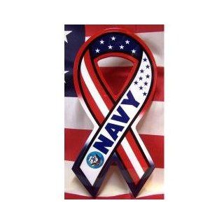 Red, White & Blue Navy Ribbon Sign   Decorative Signs