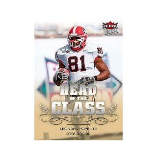 2006 Ultra Head of the Class #HCLP Leonard Pope Sports Collectibles