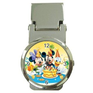 mickey mouse 31 money clip watch gift 