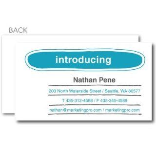 Business Cards   Simple Introduction Business Cards  Business Card Stock 
