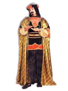 Forum Novelties Royal Sultan Costume, Black/Gold, One Size Adult Sized Costumes Clothing