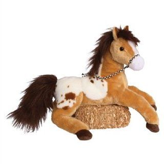 Glisten the Stuffed Golden Appaloosa Horse by Douglas Toys & Games