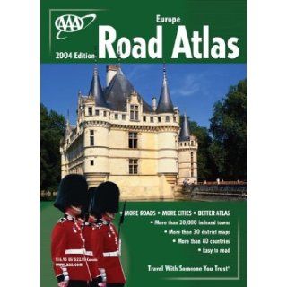 AAA Europe Road Atlas 2004 Edition AAA Publishing 9781562514112 Books