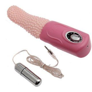 Sex Toy Teaser Imitated Human Tongue W/vibrator Egg for Women J1342 3  Health & Personal Care