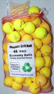 36 AAA Yellow Mix Used Golf Balls   3 Dozen  Standard Golf Balls  Sports & Outdoors