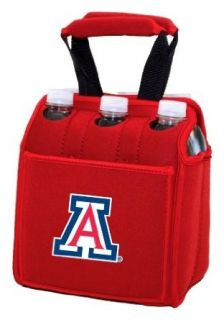 Six Pack Digital Print Tote in Red   University of Arizona Wildcats Clothing
