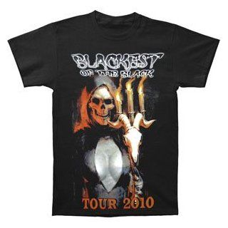 Danzig Blackest Of The Black 2010 Tour T shirt Music Fan T Shirts Clothing
