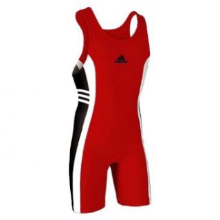 Adidas Response 2 Wrestling Singlet (X Small, Red, Black, White) Sports & Outdoors