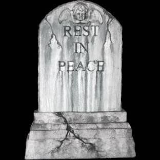Rest In Peace   Tombstone Only  Photo Studio Posing Props  Camera & Photo