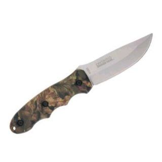Ontario Knives 8854 Drop Point Fixed Blade Knife with Camo Handles  Hunting Knives  Sports & Outdoors