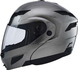 G Max GM54 Solid Helmet , Size Md, Primary Color Silver, Distinct Name Titanium, Helmet Type Modular Helmets, Helmet Category Street, Gender Mens/Unisex 1540475 Automotive