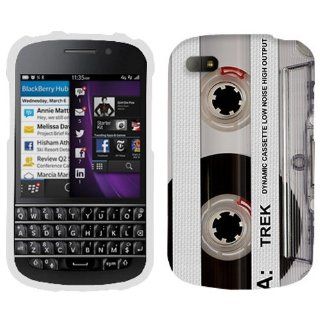 BlackBerry Q10 Retro Clear Cassette Tape Clear Phone Case Cover Cell Phones & Accessories